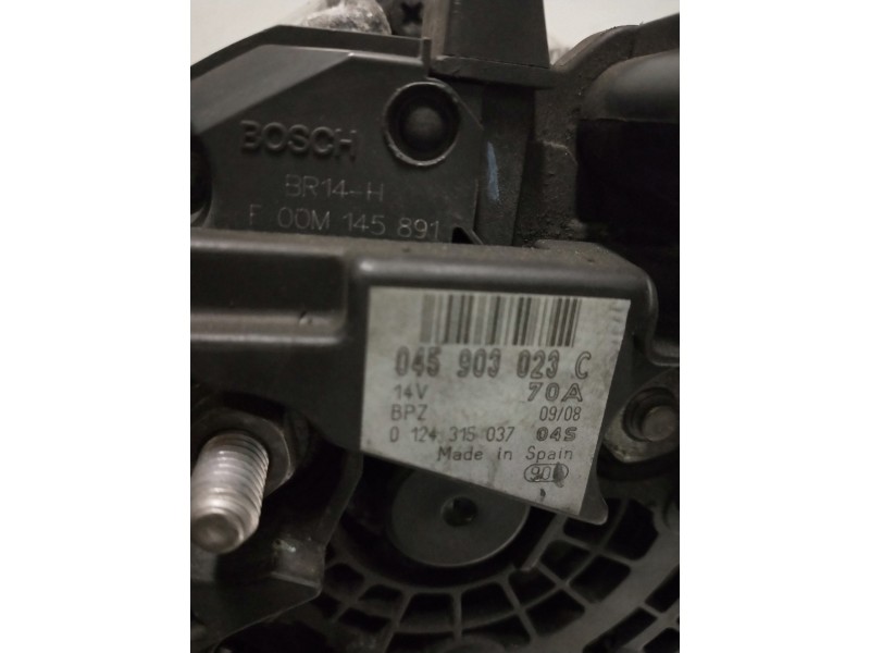 Recambio de alternador para seat ibiza (6l1) reference referencia OEM IAM 045903023C  