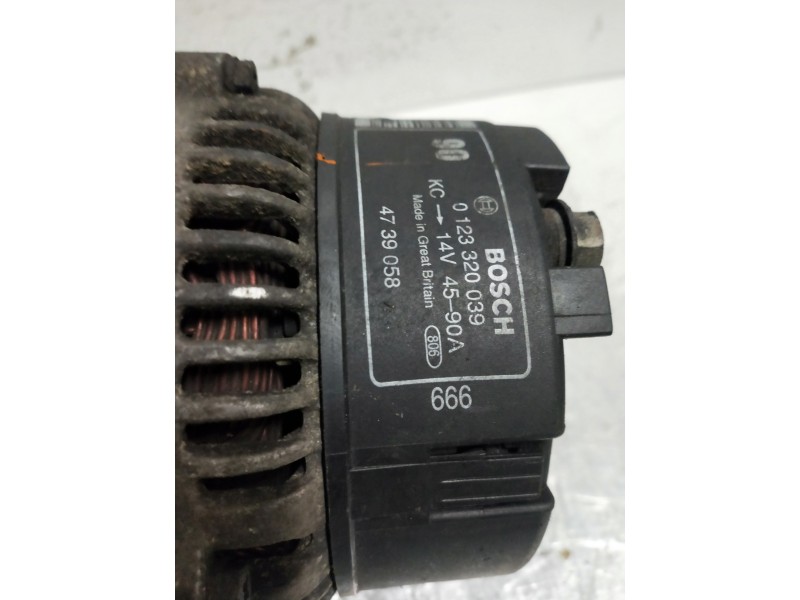 Recambio de alternador para saab 9000 cd 2.0 cd turbo referencia OEM IAM 0123320039  