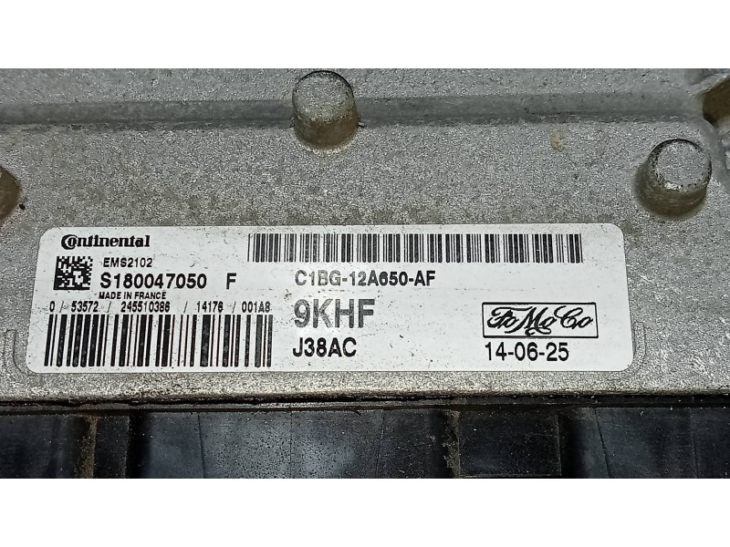 Recambio de centralita motor uce para ford fiesta (ccn) trend referencia OEM IAM S180047050F C1BG12A650AF 
