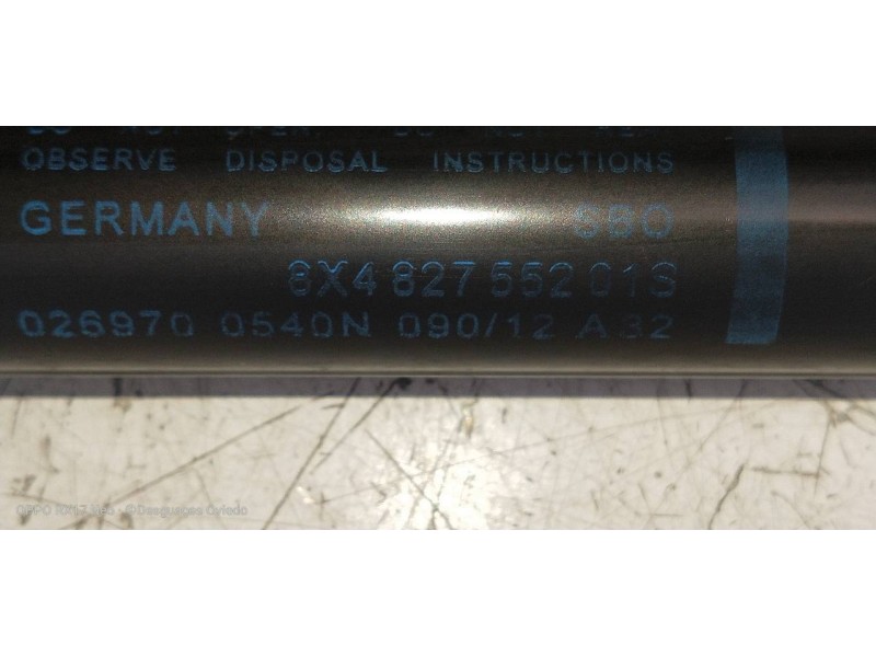 Recambio de amortiguadores maletero / porton para audi a1 sportback (8xa) ambition referencia OEM IAM 8X4827552  