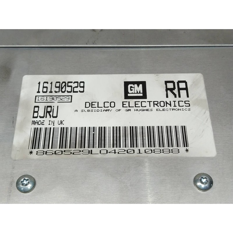 Recambio de centralita motor uce para opel corsa b swing referencia OEM IAM 16190529 RA BJRU