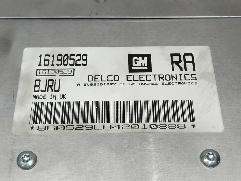 Recambio de centralita motor uce para opel corsa b swing referencia OEM IAM 16190529 RA BJRU