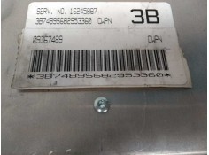 Recambio de centralita motor uce para daewoo leganza referencia OEM IAM 16245887 09367489 3B CWPN 2