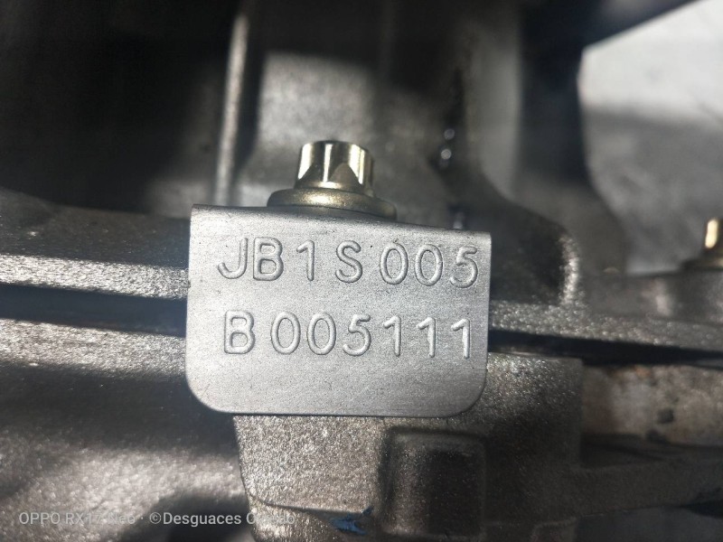 Recambio de caja cambios para renault 9 1.6 diesel referencia OEM IAM JB1S005 B005111 