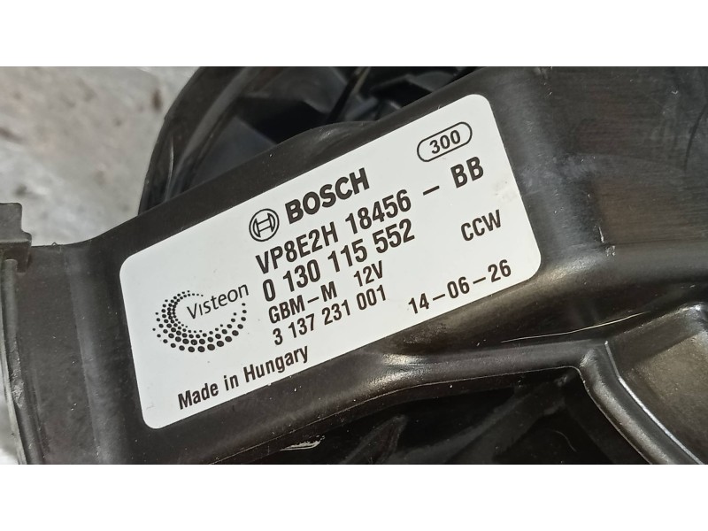 Recambio de motor calefaccion para ford fiesta (ccn) trend referencia OEM IAM 0130115552 VP8E2H18456BB 