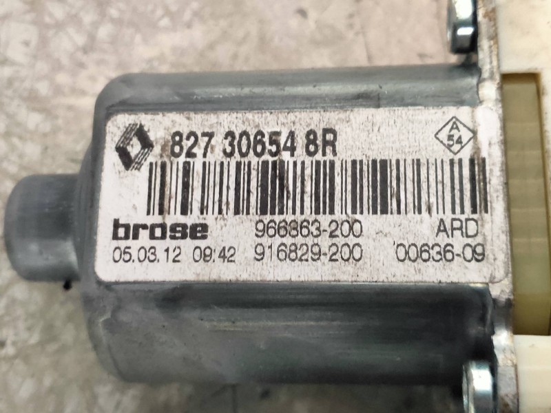 Recambio de elevalunas trasero derecho para renault megane iii berlina 5 p style referencia OEM IAM 827306548R 966863200 9168292