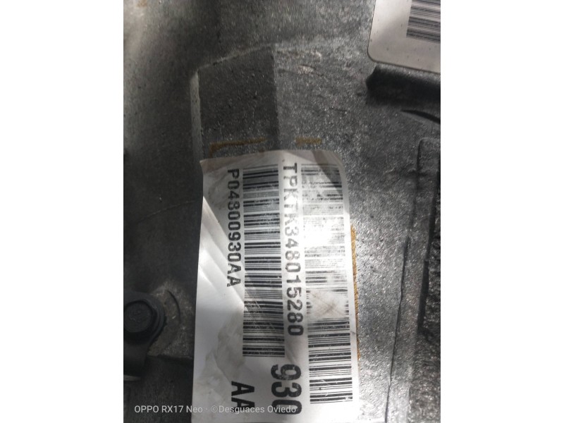 Recambio de caja cambios para chrysler voyager (rg) 2.4 se referencia OEM IAM P04800930AA K93034805280 