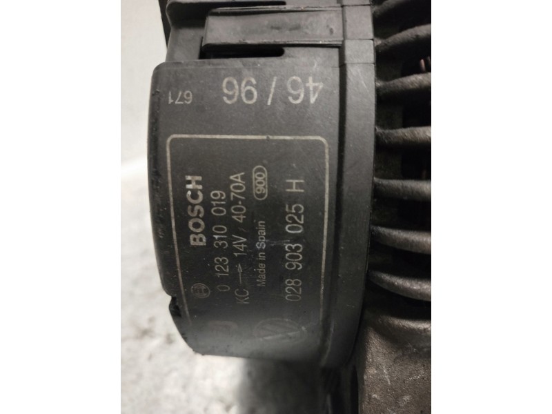 Recambio de alternador para seat ibiza (6k) clx referencia OEM IAM 0123310019  