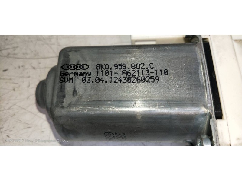 Recambio de elevalunas delantero derecho para audi a1 sportback (8xa) ambition referencia OEM IAM 8X4837462 8K0959802C 