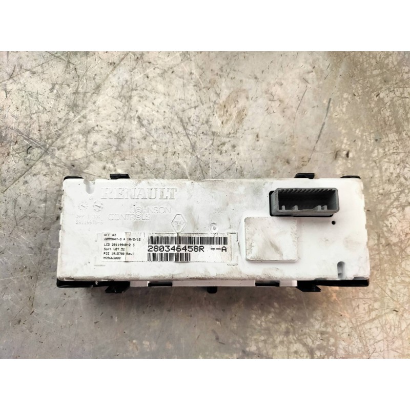 Recambio de pantalla multifuncion para renault megane iii berlina 5 p style referencia OEM IAM 281199705 280346458RA 2055847 281