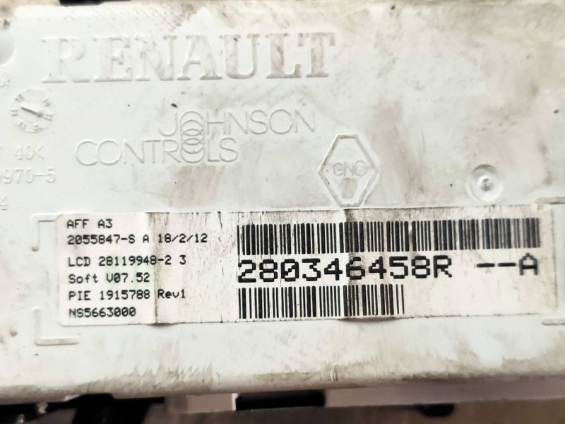 Recambio de pantalla multifuncion para renault megane iii berlina 5 p style referencia OEM IAM 281199705 280346458RA 2055847 281