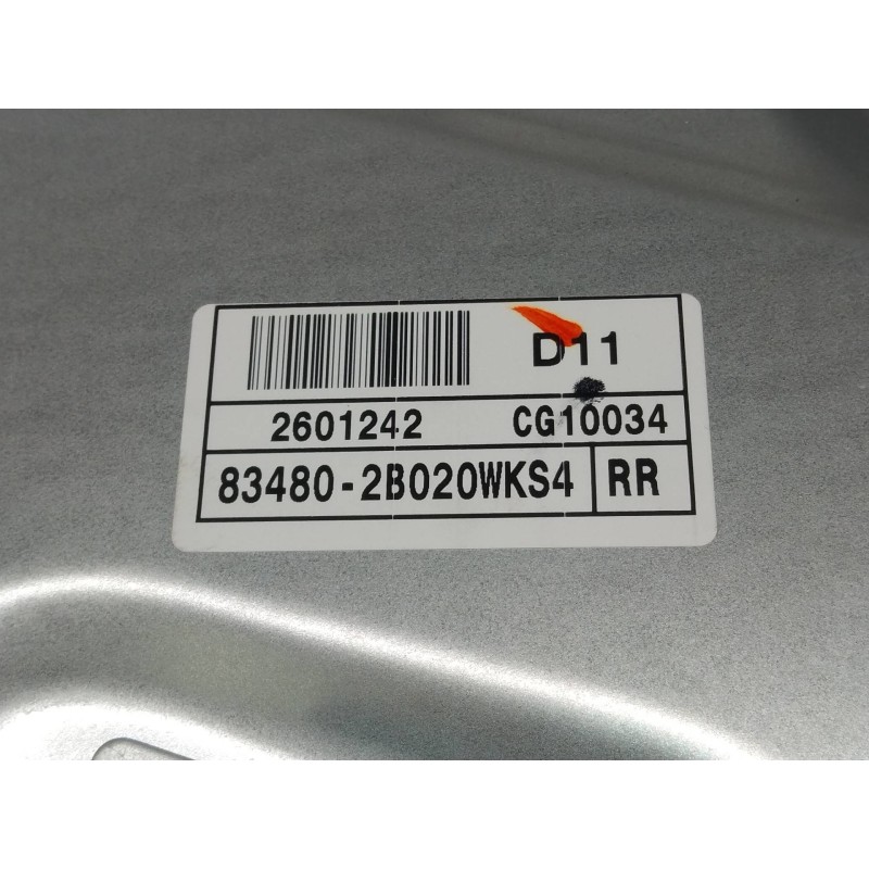 Recambio de elevalunas trasero derecho para hyundai santa fe (bm) 2.2 crdi comfort 4x4 referencia OEM IAM 834802B020WKS4 400908 