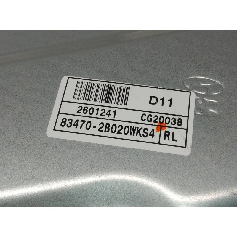 Recambio de elevalunas trasero izquierdo para hyundai santa fe (bm) 2.2 crdi comfort 4x4 referencia OEM IAM 834702B020WKS4 40090