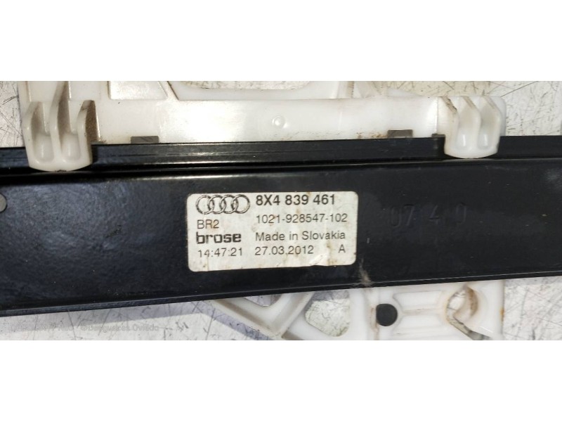 Recambio de elevalunas trasero izquierdo para audi a1 sportback (8xa) ambition referencia OEM IAM 8X4839461  