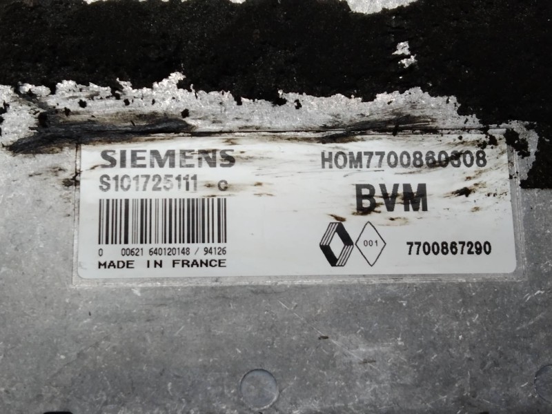 Recambio de centralita motor uce para renault laguna (b56) 1.8 anade referencia OEM IAM S101725111C HOM7700860308 7700867290