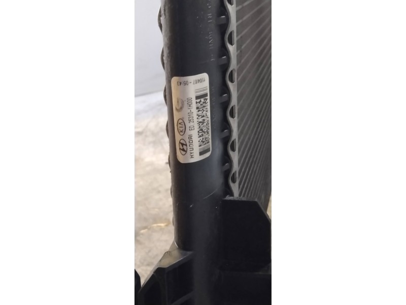 Recambio de radiador agua para kia cee´d 1.4 cat referencia OEM IAM   