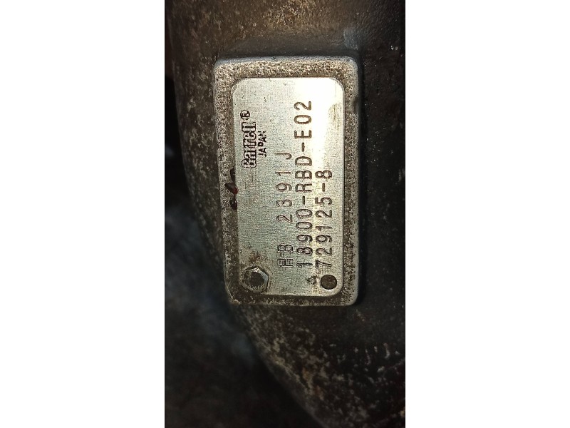Recambio de turbocompresor para honda accord tourer (cn/cm) 2.2i ctdi executive referencia OEM IAM 7291258 18900RBDE02 