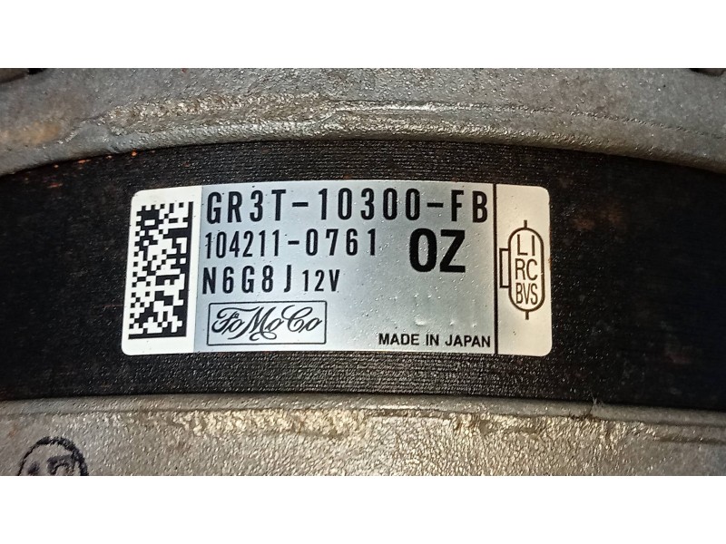 Recambio de alternador para ford mustang basis referencia OEM IAM 1042110761 GR3T10300FB 