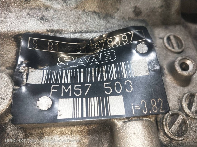 Recambio de caja cambios para saab 9-3 berlina 2.2 16v tid cat referencia OEM IAM FM57503 S8191 S79697