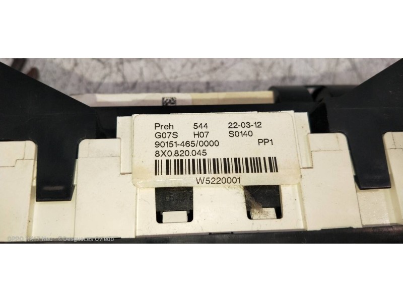 Recambio de mando calefaccion / aire acondicionado para audi a1 sportback (8xa) ambition referencia OEM IAM 8X0820045  