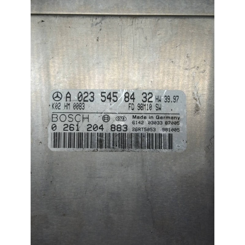 Recambio de centralita motor uce para mercedes clase clk (w208) coupe 200 (208.335) referencia OEM IAM 0261204883 A0235458432 FD