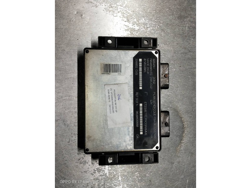 Recambio de centralita motor uce para peugeot 206 berlina xn referencia OEM IAM R04080015G 9639587680 226852CUG