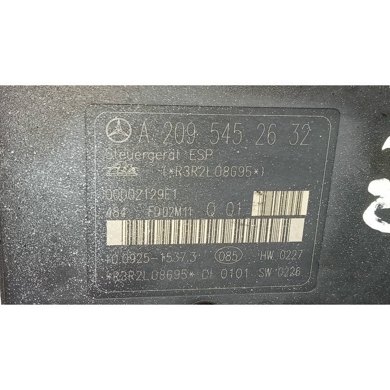 Recambio de abs para mercedes clase c (w203) sportcoupe c 220 cdi (203.706) referencia OEM IAM 10092515373 A2095452632 A20343109