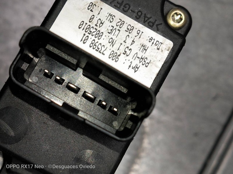 Recambio de elevalunas trasero izquierdo para citroen c8 2.2 hdi exclusive referencia OEM IAM 1494841080  