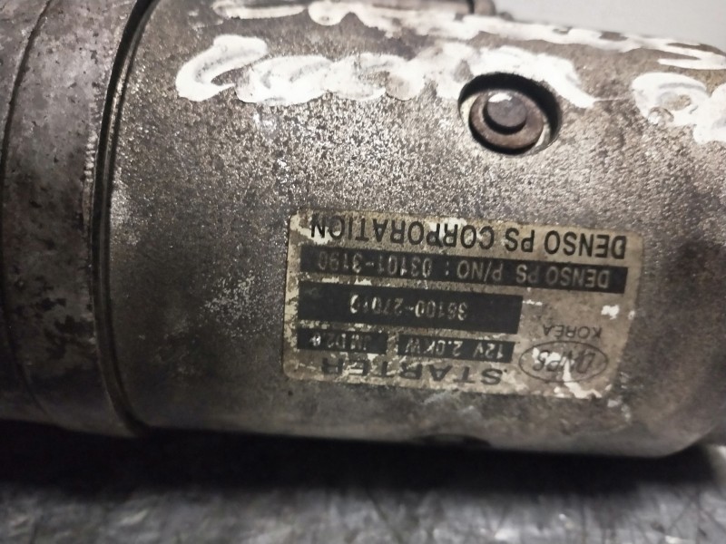 Recambio de motor arranque para kia carens (un) emotion referencia OEM IAM 3610027010  