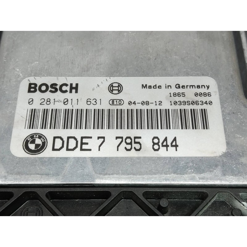 Recambio de centralita motor uce para bmw serie 1 berlina (e81/e87) 118d referencia OEM IAM 0281011631 DDE7795844 