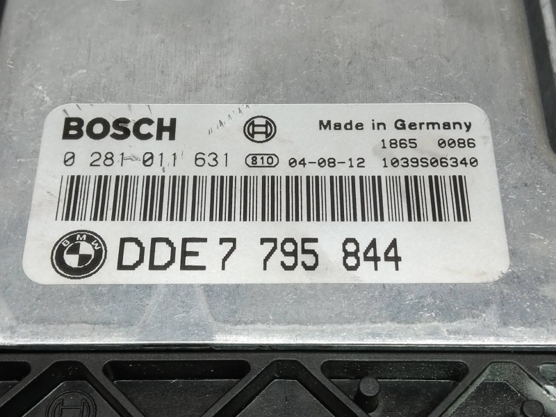 Recambio de centralita motor uce para bmw serie 1 berlina (e81/e87) 118d referencia OEM IAM 0281011631 DDE7795844 
