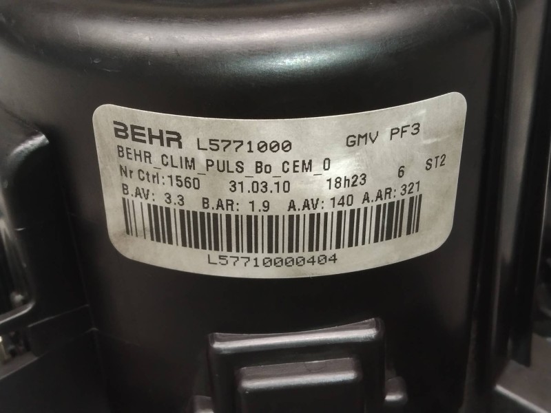 Recambio de motor calefaccion para peugeot 407 sport referencia OEM IAM L5771000  