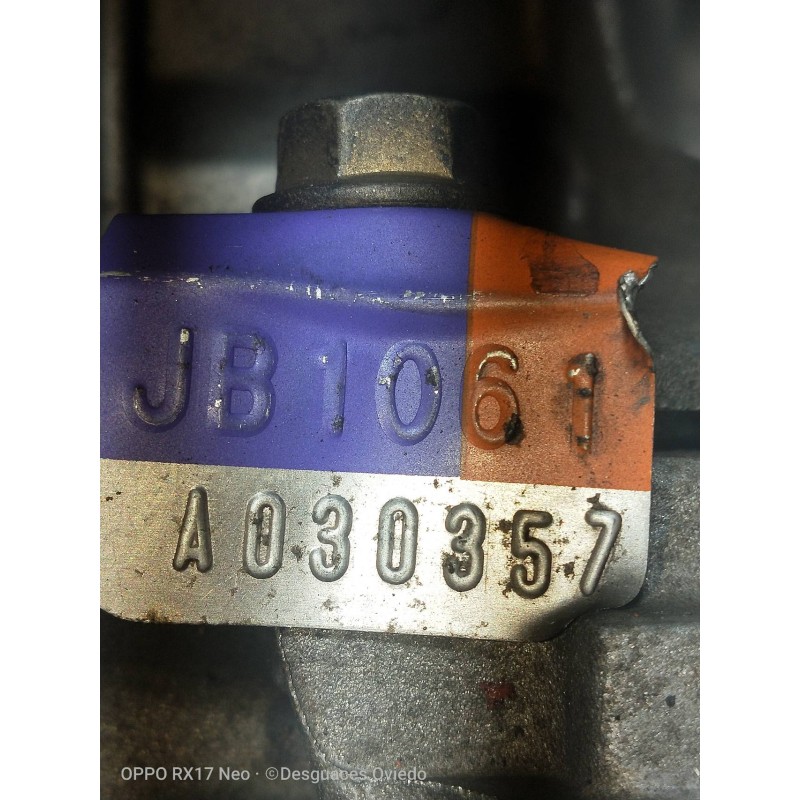 Recambio de caja cambios para renault clio i fase i+ii (b/c57) 1.3 cat referencia OEM IAM JB1061 A030357 