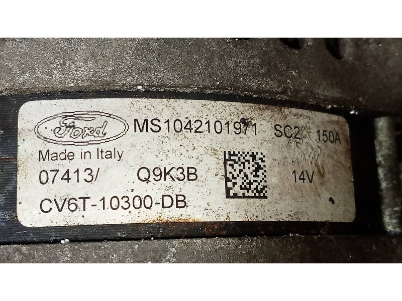 Recambio de alternador para ford c-max titanium referencia OEM IAM CV6T10300DB MS1042101971 