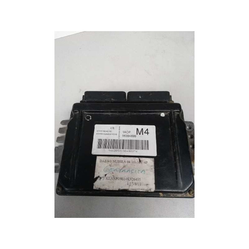 Recambio de centralita motor uce para daewoo nubira berlina 1.6 cat referencia OEM IAM S010016042A0 96394699 4R 1A0P M4