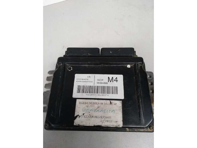 Recambio de centralita motor uce para daewoo nubira berlina 1.6 cat referencia OEM IAM S010016042A0 96394699 4R 1A0P M4