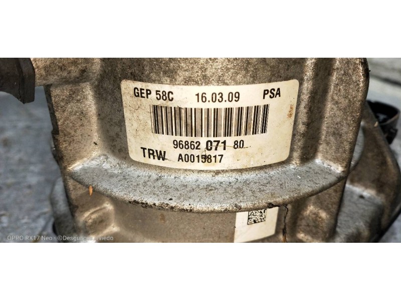 Recambio de bomba direccion para peugeot 308 confort referencia OEM IAM 9686207180 A0015817 