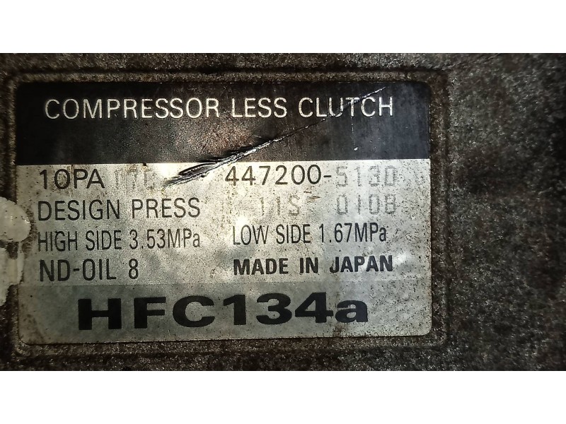 Recambio de compresor aire acondicionado para chrysler voyager (gs) 2.5 td le grand voyager referencia OEM IAM 4472005130  