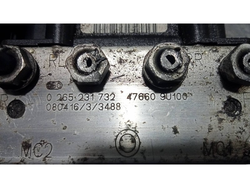 Recambio de abs para nissan note (e11e) tekna referencia OEM IAM 0265231732 476609U100 