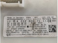 Recambio de modulo electronico para mercedes clase c (w205) lim. c 200 cgi (205.042) referencia OEM IAM A2229007111 A2229018202  2