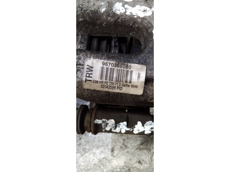 Recambio de pinza freno trasera derecha para peugeot 308 confort referencia OEM IAM 9670366080  