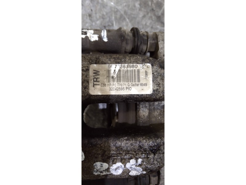 Recambio de pinza freno trasera izquierda para peugeot 308 confort referencia OEM IAM 9670366080  
