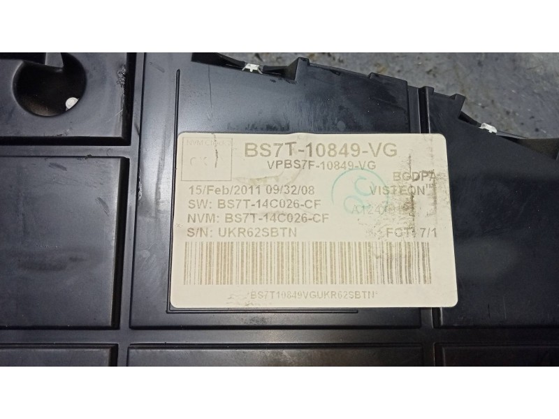 Recambio de cuadro instrumentos para ford mondeo ber. (ca2) titanium (09.2010) referencia OEM IAM BS7T10849VG BS7T14C026CF 