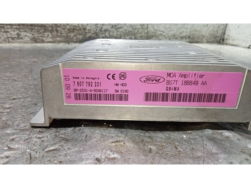 Recambio de modulo electronico para ford mondeo ber. (ca2) titanium (09.2010) referencia OEM IAM BS7T18B849AA 7607792231 