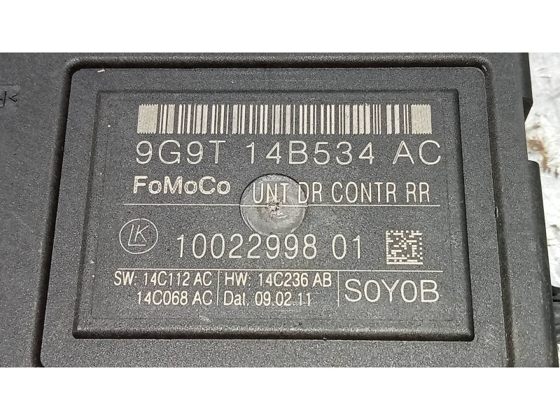 Recambio de modulo electronico para ford mondeo ber. (ca2) titanium (09.2010) referencia OEM IAM 9G9T14B534AC  