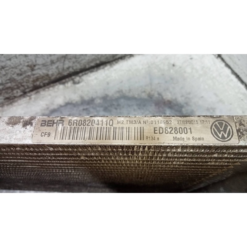 Recambio de condensador / radiador aire acondicionado para volkswagen polo (6c1) comfortline bluemotion referencia OEM IAM 6R082