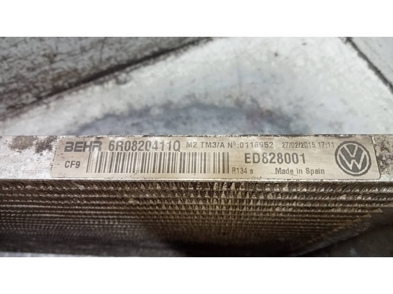 Recambio de condensador / radiador aire acondicionado para volkswagen polo (6c1) comfortline bluemotion referencia OEM IAM 6R082