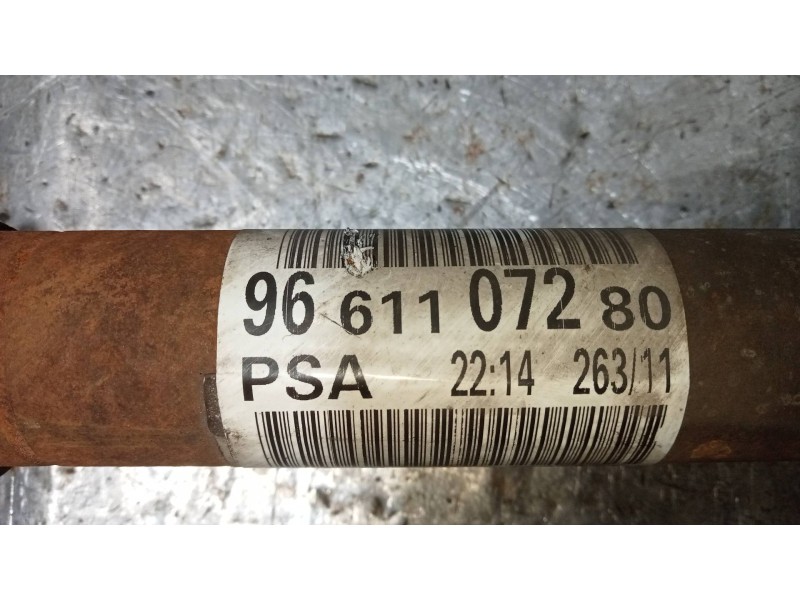 Recambio de transmision delantera derecha para citroen c4 lim. business referencia OEM IAM 9661107280  