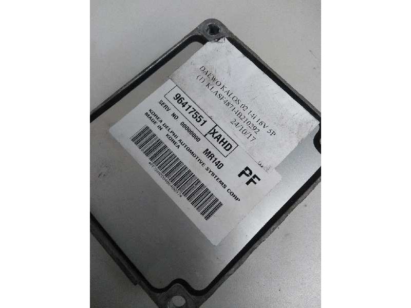 Recambio de centralita motor uce para daewoo kalos 1.4 cat referencia OEM IAM 96417551 XAHD PF