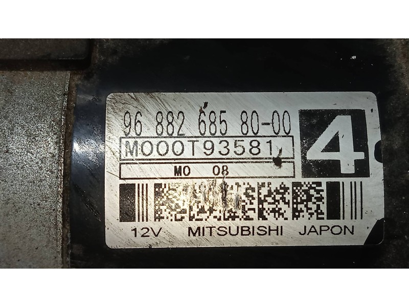 Recambio de motor arranque para citroen c4 lim. business referencia OEM IAM 9688268580 M000T93581 